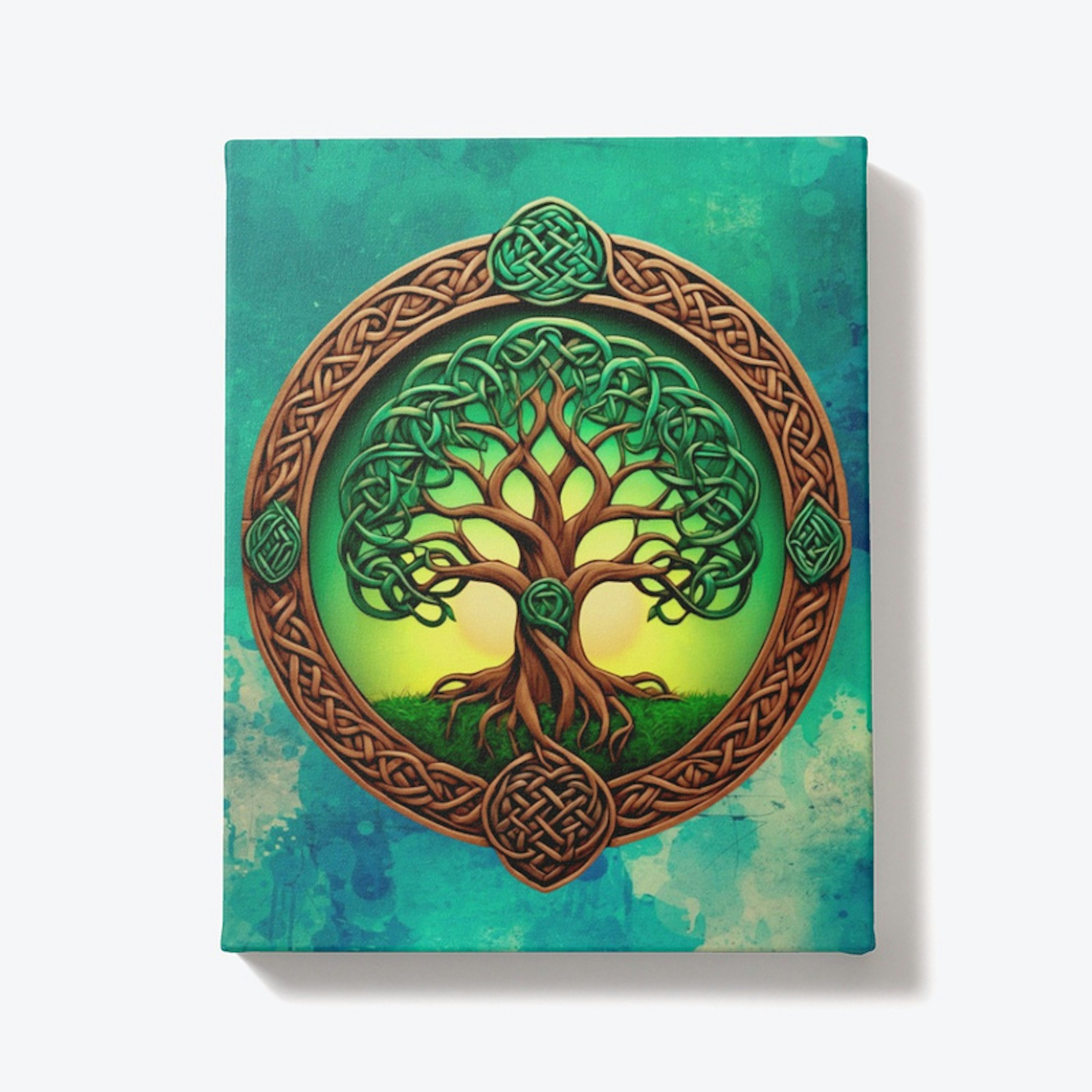 Emerald Celtic tree of life