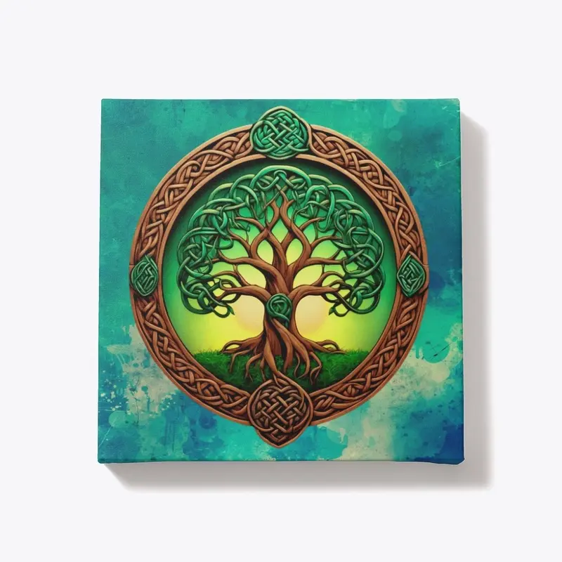 Emerald Celtic tree of life