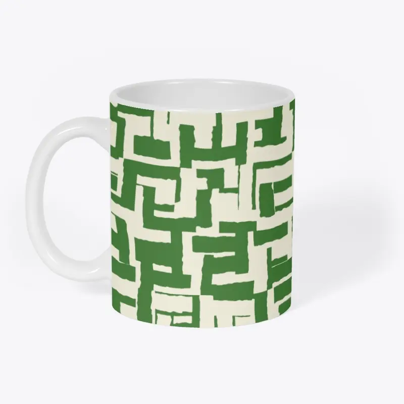 Green pattern Coffee Mug