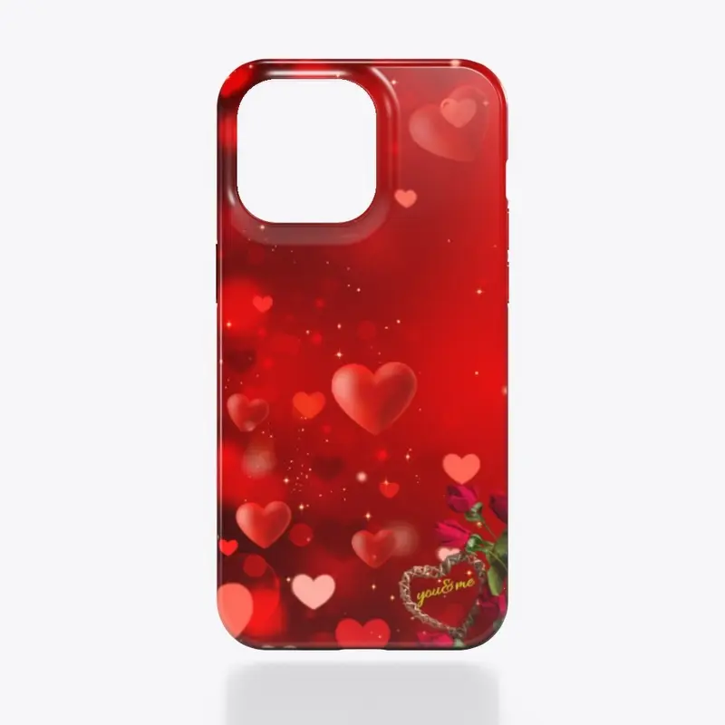 Red Heart iPhone case